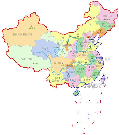 中國大陸省份地圖|卓號地圖